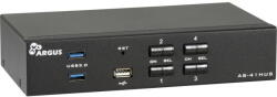 Inter-Tech Switch KVM Inter-Tech Switch KVM Inter-Tech IPC AC-41HUS HDMI 4K@60Hz, negru (88887411)