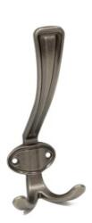 Ideal Feroluc Cuier Model Zefir/Coruna, 3 Carlige, Finisaj Gri Antic (IFR-15914) Agatator cuier