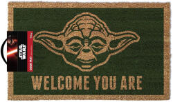 Paladone Star Wars Yoda Welcome You Are lábtörlő (60 x 40 cm) (Ajándék)