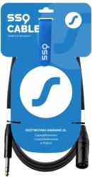 SSQ JSXM3 Event XLR apa - 6.35mm Jack apa Sztereo Kábel (3m) (SS-2029) (SS-2029)