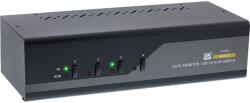 InLine 62654I KVM kapcsoló Fekete, Szürke (62654I) (62654I)