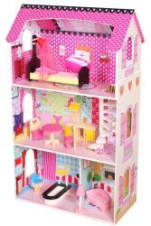 TAO TOY Fa házikó babáknak 63 x 33, 5 x 106cm (WKW015269ROZ)