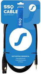 SSQ XLRMi3 3.5mm Jack apa - XLR anya Sztereo Kábel (3m) (SS-2074) (SS-2074)