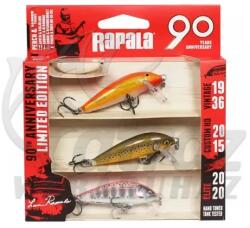 Rapala 90 Years Lure Kit Countdown Small Bright - Rapala 3 Darabos Jubileumi Wobbler Csomag (R90CDSBRT)
