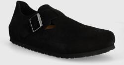 Birkenstock velúr félcipő London - fekete Férfi 41