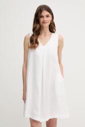 Benetton vászon ruha - fehér M - answear - 17 990 Ft