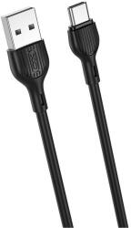 XO NB200 USB Type-A apa - USB Type-C apa Töltőkábel - Fekete (2m) (NB200TYPEC2MBK) (NB200TYPEC2MBK)