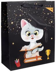  Papírtasak Ballagós cica 18*23 (92400)