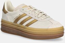 Adidas velúr sportcipő Gazelle Bold - bézs Női 42 - answear - 49 990 Ft