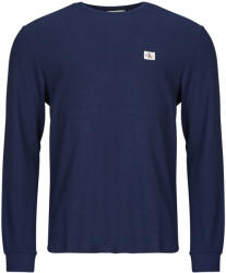 Calvin Klein Tricouri cu mânecă lungă Bărbați LS WAFFLE BADGE CREWNK TEE Calvin Klein Jeans Albastru EU M