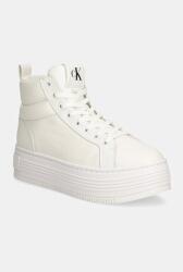 Calvin Klein sportcipő BOLD PLATF MID OH MG LTH - fehér Női 40