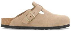 Birkenstock papucs velúrból Boston - bézs Női 39 - answear - 63 990 Ft