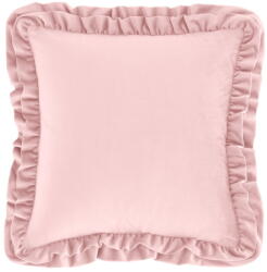 Catherine Lansfield Bársony díszpárna 43x43 cm Velvet Double Frill - Catherine Lansfield