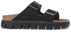 Birkenstock papucs velúrból Arizona Chunky Birkenstock x Papillio - fekete Női 39