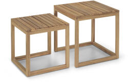 Tchibo - 2 kerti kisasztal - barna