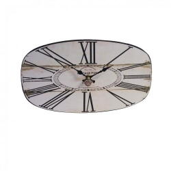 Innova Living Ceasuri decorative Ceas de perete Paris White, Studio Casa, diametru 35 x 0.5 x 20 cm (ST230) - pcone