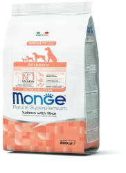 Monge Dog Speciality Line Monoprotein 0, 8 kg All Breeds Lazac & rizs - Puppy