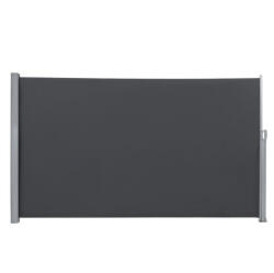 SONGMICS Prémium Oldalsó Napellenző Teraszhoz 200 x 400 cm Füstszürke (EUZ-GSA204G01) - platinashop