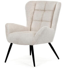  Füles fotel, bézs, szövet, AK-H9206 CRM2 (artAK-H9206-CRM2)