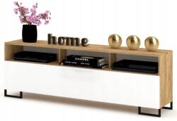 Krak Meble Rtv szekrény Komód Play Open 160 Craft Fehér Lábak (111120160140)