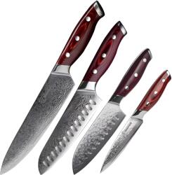 HARAHU Damaszk késkészlet MI-20173 - Barna KP20173