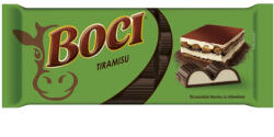 BOCI Tiramisu ízű krémmel töltött étcsokoládé ostyadarabokkal 100g