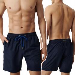 Atlantic Férfi Fürdőnadrág gyorsan száradó kötött uszodai rövidnadrág Atlantic *L (KMB-223-GRANATOWY-L)