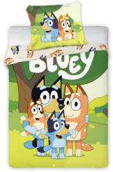 Brandmac Bluey Family Snuggle gyerek, ovis ágyneműhuzat 100×135cm, 40×60 cm BRM022706 (BRM022706)