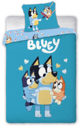 Brandmac Bluey Loving Moments gyerek, ovis ágyneműhuzat 100×135cm, 40×60 cm BRM022782 (BRM022782)