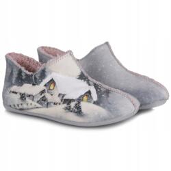 Manitu 340085-91 Hellgrau női Topánka meleg papucs 0, 38 Méret (340085-91)