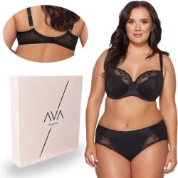 Ava 2110 fekete, félig merevítős Semi-soft melltartó 105D (2110)