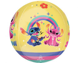 anagram Mintás ORBZ gömb fólia lufi 16" 40cm Stitch (LUFI741604)