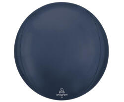 anagram Egyszínű gömb lufi 15" 38cm Navy Blue, Kék Orbz (LUFI890979)