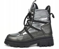 VENEZIA Női bokacsizma hócsizma Venezia 9865 ezüst színű bőr/ortalion méret36 (9865)