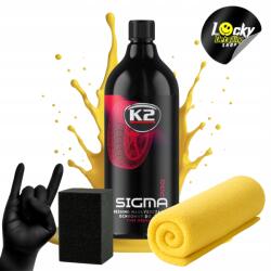 K2 Sigma Pro K2 Gumiabroncs Fekete 1l Autós Öltöztető Applikátor