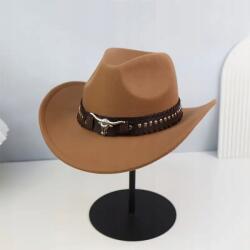  Cowboy kalap western texas retro Bikafej Szegecs Strassz Szíj 57 cm (846550012342)