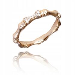 Ecarla Aranyozott Sebészi Acél Gyűrű PST907, Gyűrű Mérete (5903678568870)