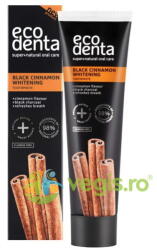 Ecodenta Pasta de Dinti pentru Albire cu Scortisoara si Crabune Negru 100ml