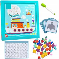 NiceKids Mágneses puzzle formák sablonok tábla 765 (Kz0765)