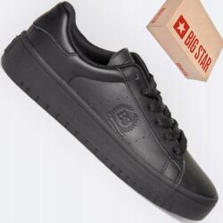 Big Star NN274576 női cipő fekete alkalmi bőr sportcipők (NN274576)