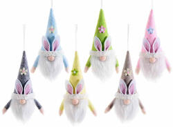 Decorer Set 6 figurine Gnomi textil multicolor 8x3, 5x16 H (A56.43.52)