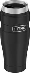 Thermos Stainless King Termosz Bögre 470ml Fekete, Szivárgásmentes, Teafilter Akasztóval (5010576934857)