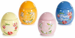 Decorer Set 4 Oua Paste ceramica multicolora Ø 7 cm x 8, 5 H (A71.53.37)