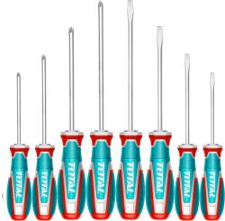 TOTAL Set surubelnite TOTAL 8 piese SL/PH, otel S2 (TKSDS0846) Surubelnita