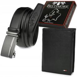 Beltimore Ajándék szett férfi bőr automata öv 90 pénztárca Beltimore (A21G09)