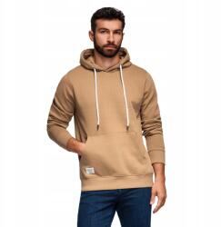 Ombre Basic férfi kapucnis kenguru melegítőfelső barna V2 B1674 S (155752)