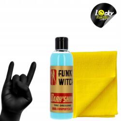 Funky Witch Gumiabroncs Függőzés Funky Witch Dark'shine gumiabroncs-ápoló 215ml Ingyenes Ajándékok