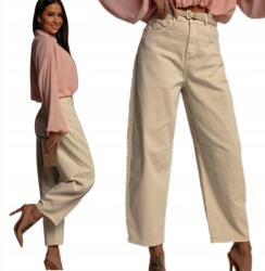 M. Sara Női Farmer Nadrág Prémium Balloon Lazább Kényelmes