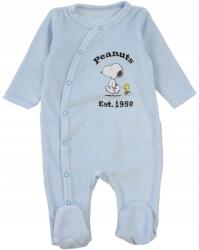 EplusM Pajac overál csecsemő overál Velúr pamut Peanuts Snoopy 62r R083E