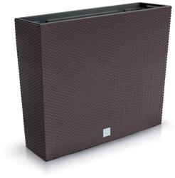 Prosperplast Jardiniera decorativa, imitatie ratan, maro, 58x18x49.8 cm, Rato Case (DRC600T-440U)